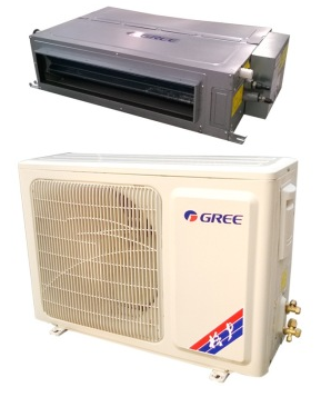 格力FGR2.6/C 暗藏超薄风管式一拖一冷暖中央空调1匹