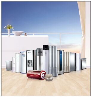 空气能热水器是利用空气中的热量来加热热水！